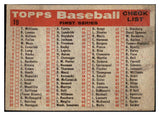 1958 Topps Baseball #019 San Francisco Giants Team VG 479016