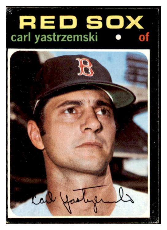 1971 Topps Baseball #530 Carl Yastrzemski Red Sox VG-EX 479030
