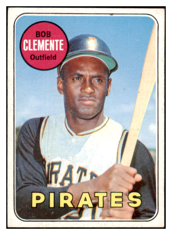 1969 Topps Baseball #050 Roberto Clemente Pirates VG-EX 479031