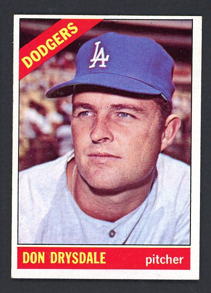 1966 Topps Baseball #430 Don Drysdale Dodgers VG-EX 479037