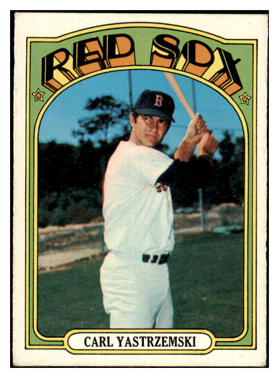 1972 Topps Baseball #037 Carl Yastrzemski Red Sox VG-EX 479058