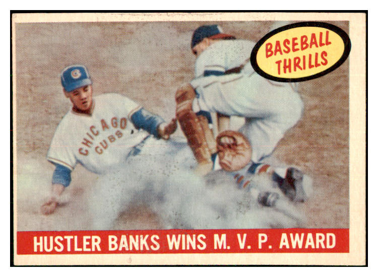 1959 Topps Baseball #469 Ernie Banks IA Cubs VG-EX 479099
