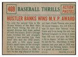 1959 Topps Baseball #469 Ernie Banks IA Cubs VG-EX 479099