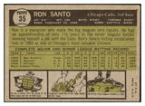 1961 Topps Baseball #035 Ron Santo Cubs VG 479109