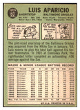 1967 Topps Baseball #060 Luis Aparicio Orioles VG 479111