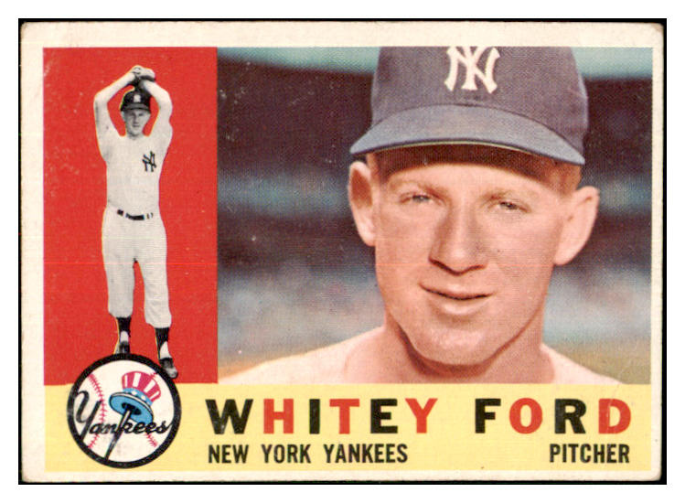 1960 Topps Baseball #035 Whitey Ford Yankees VG-EX 479120