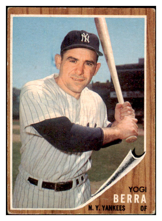 1962 Topps Baseball #360 Yogi Berra Yankees VG-EX 479135