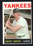 1964 Topps Baseball #050 Mickey Mantle Yankees VG-EX 479182