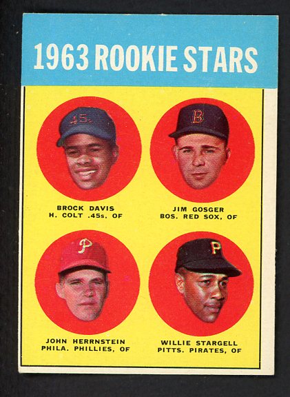 1963 Topps Baseball #553 Willie Stargell Pirates EX+/EX-MT 479183