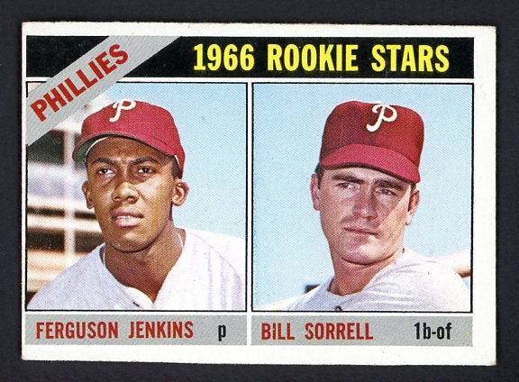 1966 Topps Baseball #254 Fergie Jenkins Phillies VG 479192