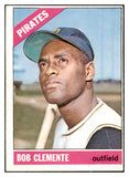 1966 Topps Baseball #300 Roberto Clemente Pirates VG-EX 479194