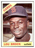 1966 Topps Baseball #125 Lou Brock Cardinals VG-EX 479199