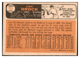 1966 Topps Baseball #125 Lou Brock Cardinals VG-EX 479199