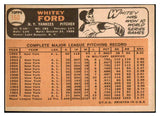 1966 Topps Baseball #160 Whitey Ford Yankees VG-EX 479205