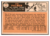 1966 Topps Baseball #126 Jim Palmer Orioles EX+/EX-MT 479212