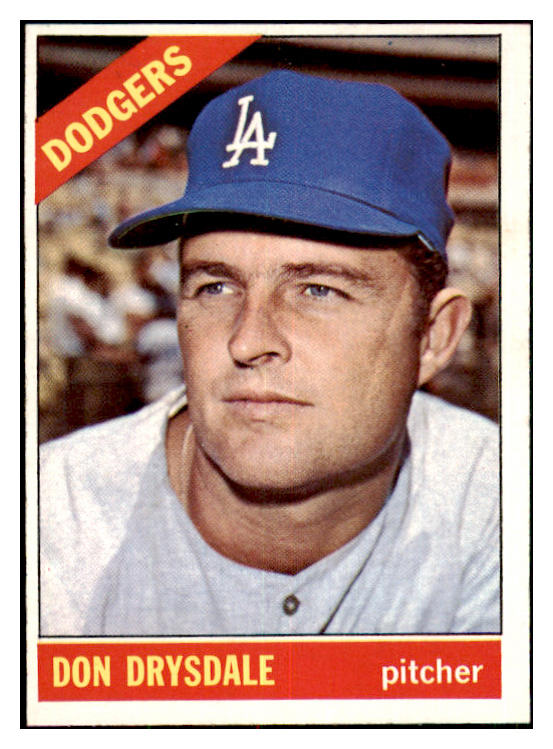 1966 Topps Baseball #430 Don Drysdale Dodgers EX-MT 479215