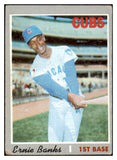 1970 Topps Baseball #630 Ernie Banks Cubs GD-VG 479225