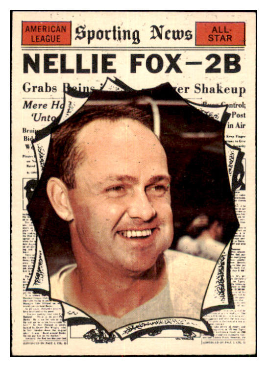 1961 Topps Baseball #570 Nellie Fox A.S. White Sox NR-MT 479230