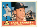 1960 Topps Baseball #545 Carl Sawatski Cardinals NR-MT 479234