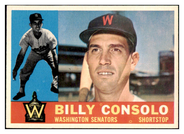 1960 Topps Baseball #508 Billy Consolo Senators NR-MT 479235