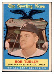 1959 Topps Baseball #570 Bob Turley A.S. Yankees NR-MT 479238