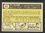 1961 Topps Baseball #421 Ty Cline Indians NR-MT 479240