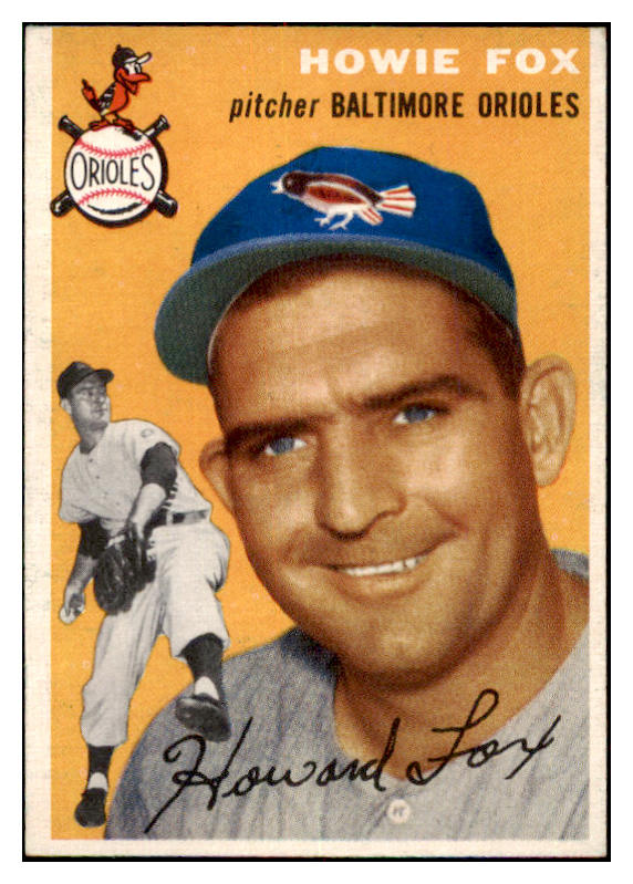 1954 Topps Baseball #246 Howie Fox Orioles EX-MT 479250