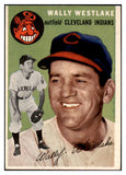 1954 Topps Baseball #092 Wally Westlake Indians EX-MT 479261