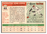 1955 Topps Baseball #062 Thornton Kipper Phillies EX-MT 479270