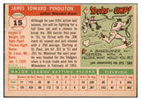 1955 Topps Baseball #015 Jim Pendleton Braves EX-MT 479276