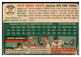 1954 Topps Baseball #017 Phil Rizzuto Yankees Fair 479283