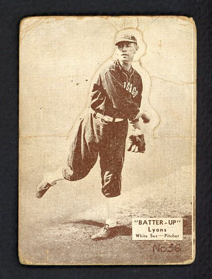 1934-36 Batter Up #036 Ted Lyons White Sox VG 479310