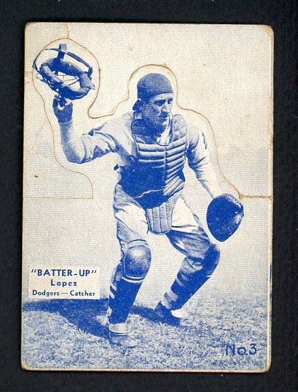 1934-36 Batter Up #003 Al Lopez Dodgers GD-VG 479313