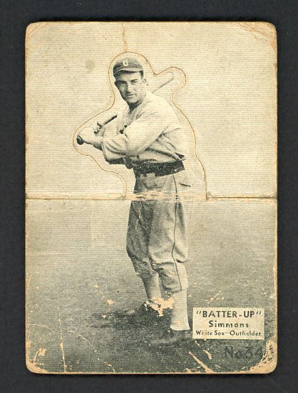 1934-36 Batter Up #034 Al Simmons White Sox Good 479321