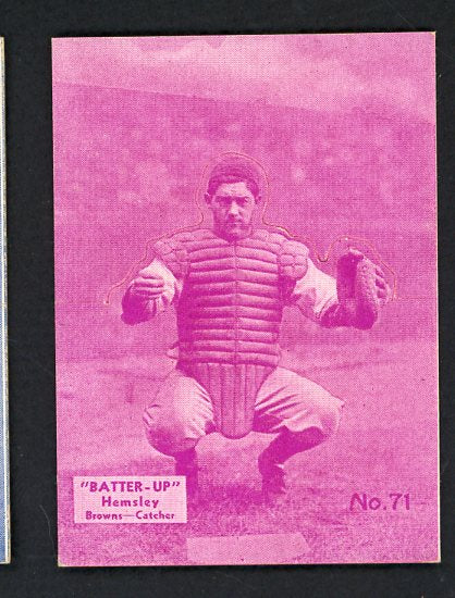 1934-36 Batter Up #071 Rollie Hemsley Browns EX 479342