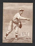 1934-36 Batter Up #072 Fred Fitzsimmons Giants EX 479345