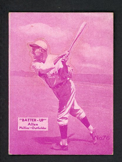 1934-36 Batter Up #076 Ethan Allen Phillies EX 479347