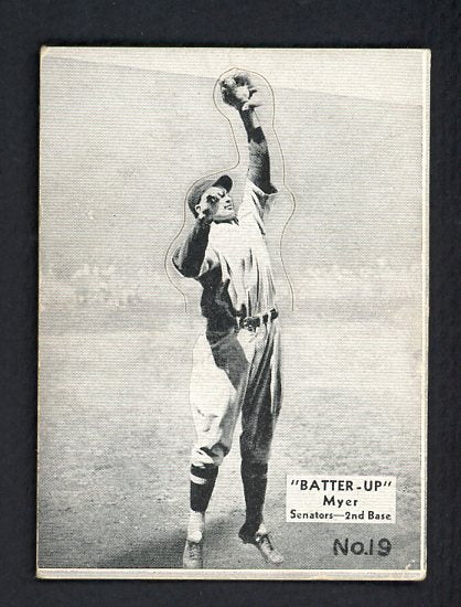 1934-36 Batter Up #019 Buddy Myer Senators EX 479349