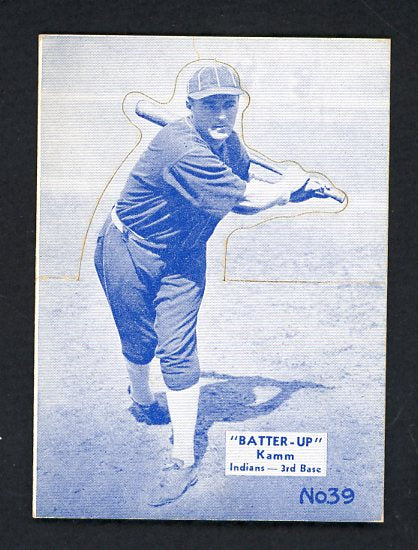 1934-36 Batter Up #039 Willie Kamm Indians EX 479351