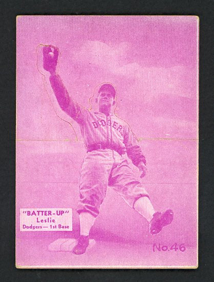 1934-36 Batter Up #046 Sam Leslie Dodgers VG-EX 479354