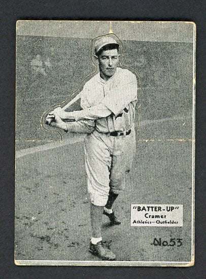 1934-36 Batter Up #053 Doc Cramer A's VG-EX 479357