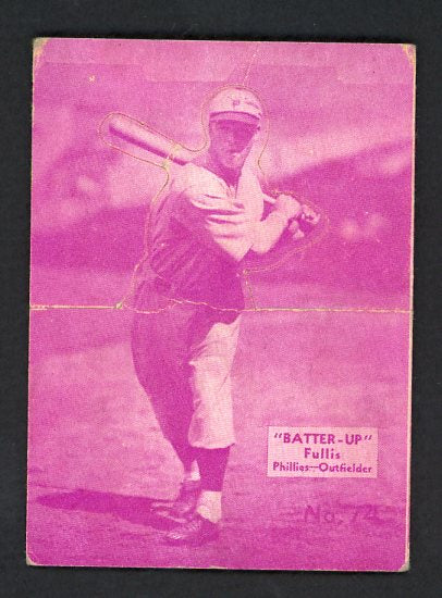 1934-36 Batter Up #074 Chick Fullis Phillies VG-EX 479366