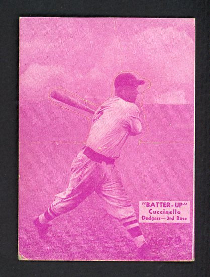 1934-36 Batter Up #079 Tony Cuccinello Dodgers VG-EX 479367