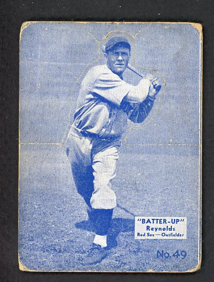 1934-36 Batter Up #049 Carl Reynolds Red Sox VG 479371