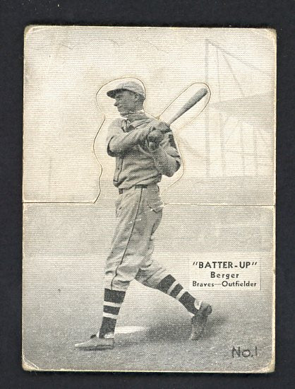 1934-36 Batter Up #001 Wally Berger Braves VG 479381