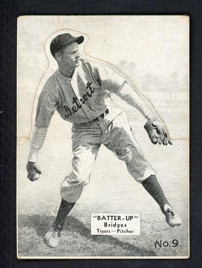 1934-36 Batter Up #009 Tom Bridges Tigers VG 479383