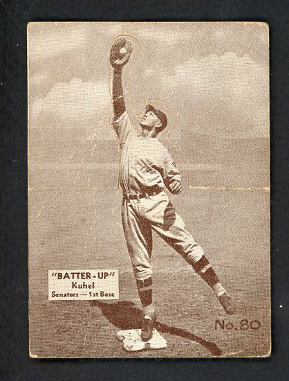 1934-36 Batter Up #080 Joe Kuhel Senators GD-VG 479395