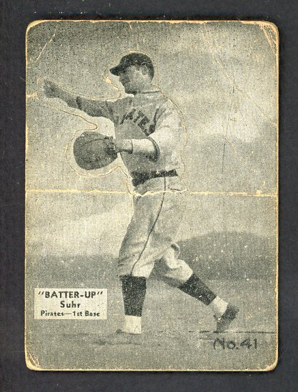 1934-36 Batter Up #041 Gus Suhr Pirates Good 479398