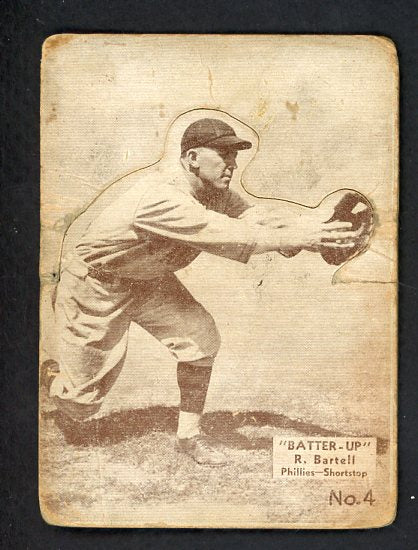 1934-36 Batter Up #004 Dick Bartell Phillies Good 479404