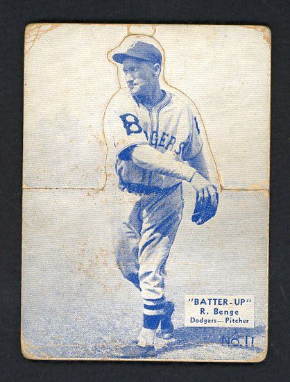 1934-36 Batter Up #011 Ray Benge Dodgers Good 479405